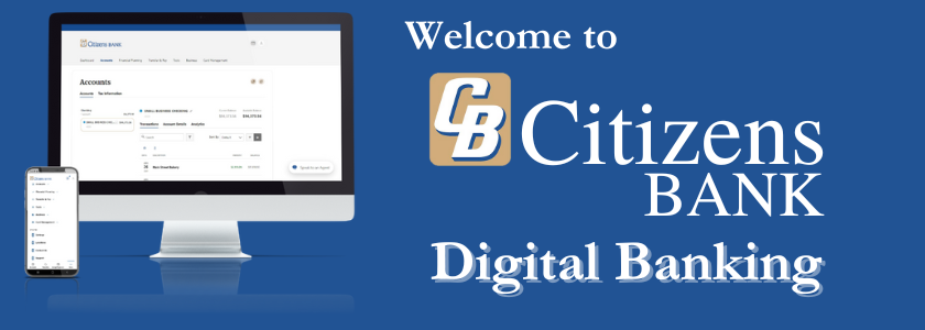 Welcome to CB Digital Banking