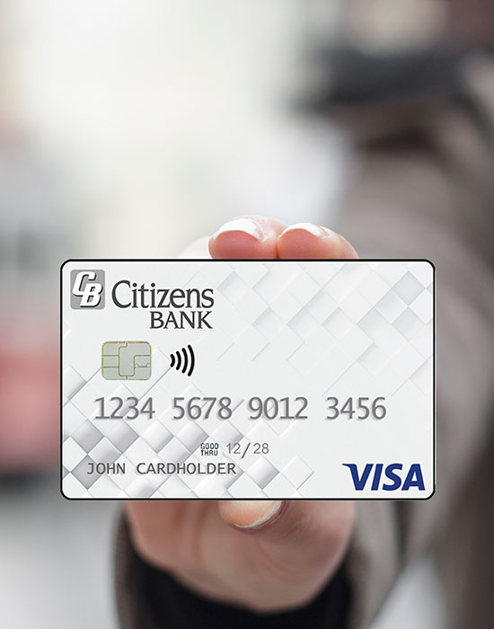 white citizens bank card