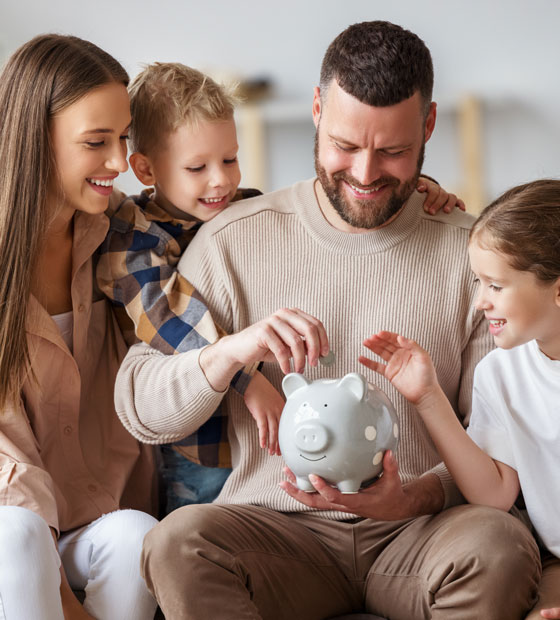 family saving together