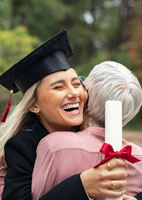 Graduate and grandparent