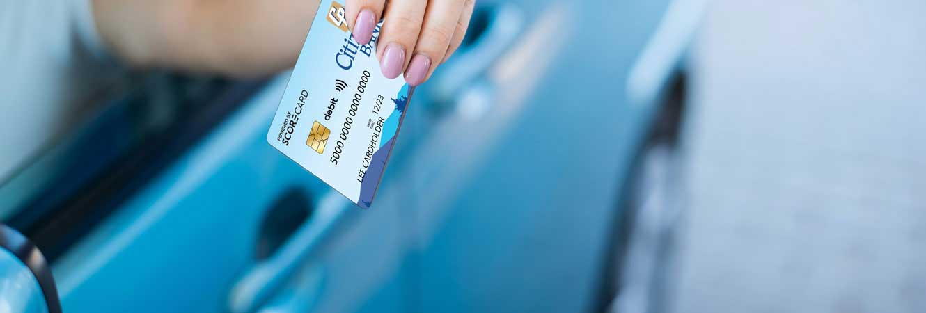 contactless card drive through