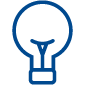 Light bulb icon. 